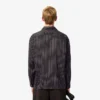 Camisa de lyocell a rayas de corte holgado para hombre