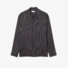 Camisa de lyocell a rayas de corte holgado para hombre