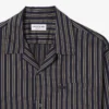Camisa de lyocell a rayas de corte holgado para hombre