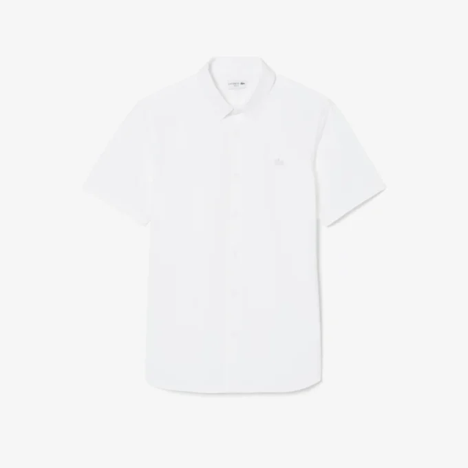 Camisa de manga corta de corte entallado