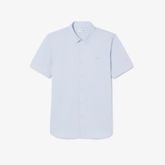 Camisa de manga corta de corte entallado