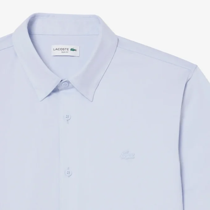 Camisa de manga corta de corte entallado