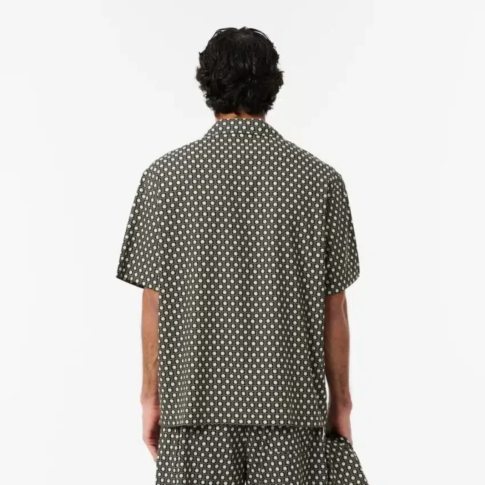 Camisa de manga corta de corte holgado