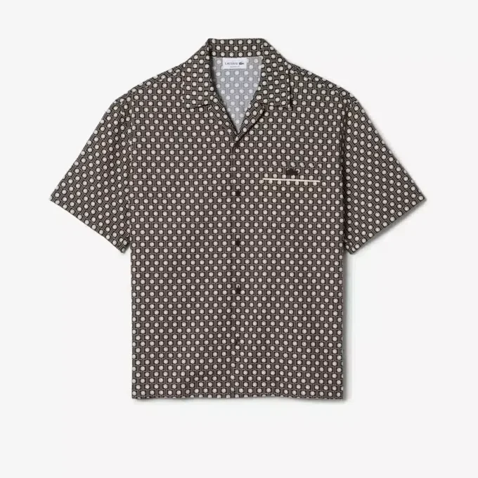 Camisa de manga corta de corte holgado