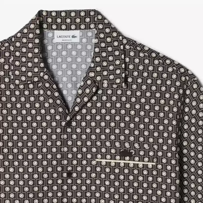 Camisa de manga corta de corte holgado