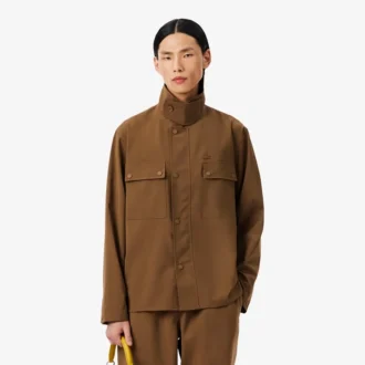 Camisa de mezcla de lana The Blend de corte regular Runway