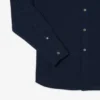 Camisa de piqué de algodón de corte entallado para hombre