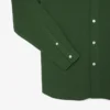 Camisa de piqué de algodón de corte entallado para hombre