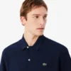 Camisa de piqué de manga corta y corte holgado