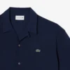 Camisa de piqué de manga corta y corte holgado