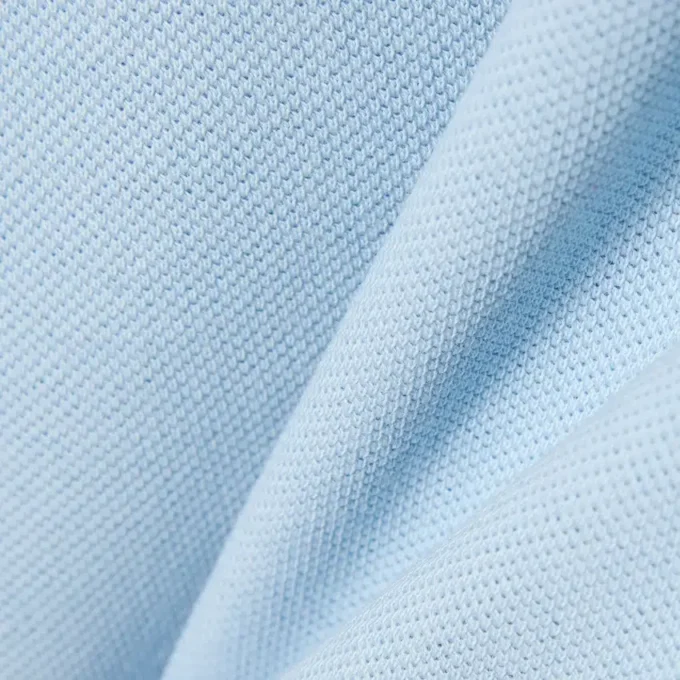 Camisa de piqué de manga corta y corte holgado