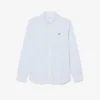 Camisa de popelín a cuadros de corte regular