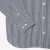 Camisa de popelín a cuadros de corte regular