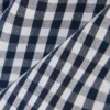 Camisa de popelín a cuadros de corte regular