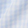 Camisa de popelín a cuadros de corte regular