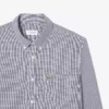Camisa de popelín a cuadros vichy de corte regular para hombre