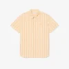 Camisa de popelín a rayas de corte regular