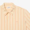 Camisa de popelín a rayas de corte regular