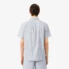 Camisa de popelín a rayas de corte regular