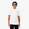 Camisa de popelín de manga corta y corte regular