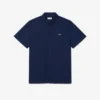 Camisa de popelín de manga corta y corte regular