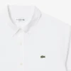 Camisa de popelín de manga corta y corte regular