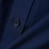 Camisa de popelín de manga corta y corte regular