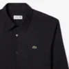 Camisa de popelín elástico de corte entallado para hombre