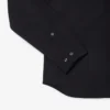 Camisa de popelín elástico de corte entallado para hombre