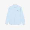 Camisa de popelín elástico de corte regular