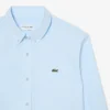 Camisa de popelín elástico de corte regular