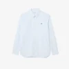 Camisa de rayas de punto fino de corte regular para hombre