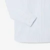 Camisa de rayas de punto fino de corte regular para hombre