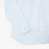 Camisa de rayas de punto fino de corte regular para hombre