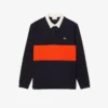 Camisa de rugby de algodón de corte holgado para hombre