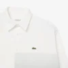 Camisa de sarga de algodón estampada de corte holgado
