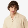 Camisa de sarga estampada de corte holgado