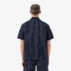 Camisa de sarga estampada de corte holgado