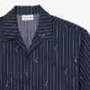 Camisa de sarga estampada de corte holgado