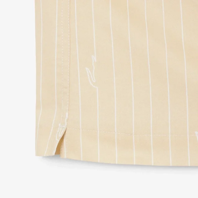 Camisa de sarga estampada de corte holgado