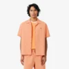 Camisa de seersucker de corte holgado