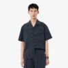 Camisa de seersucker de corte holgado