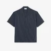 Camisa de seersucker de corte holgado