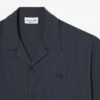Camisa de seersucker de corte holgado
