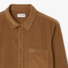 Camisa de terciopelo de corte regular para hombre