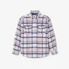 Camisa oversize acolchada de lana para mujer