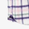 Camisa oversize acolchada de lana para mujer