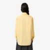 Camisa oversize de algodón con botones para mujer