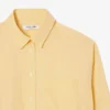 Camisa oversize de algodón con botones para mujer