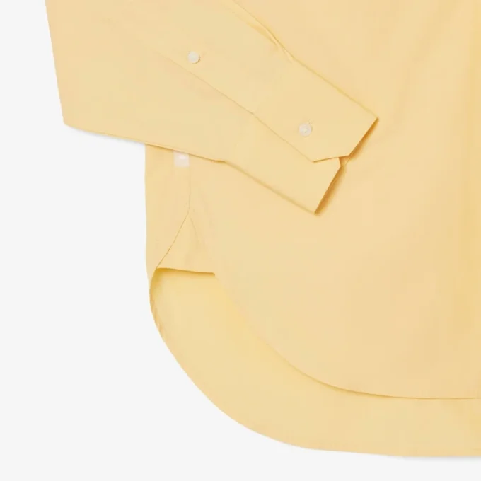Camisa oversize de algodón con botones para mujer